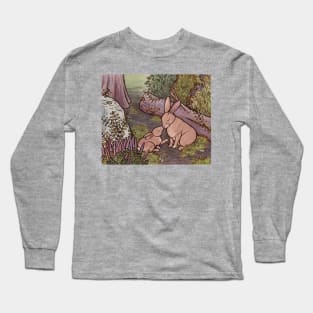 A Kiss on the Nose for Mama Bunny Long Sleeve T-Shirt